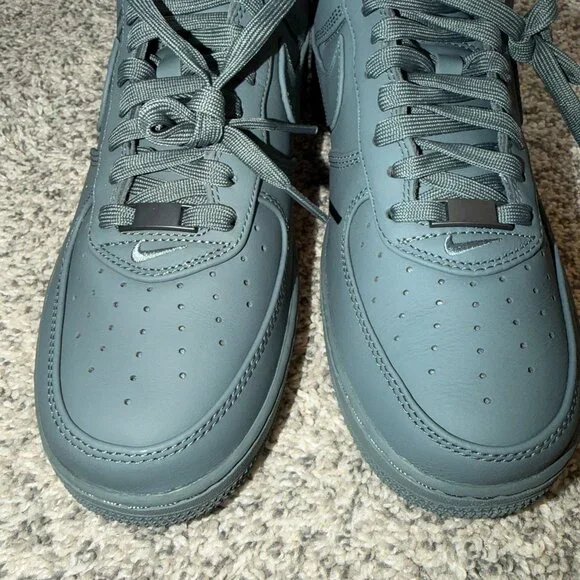Nike Air Force 1 Low Retro Premium Bomber Grey Size 10.5 - Picture 5 of 9